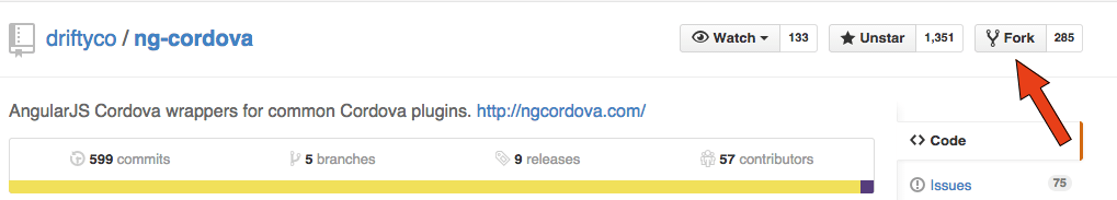 Fork ngCordova on GitHub