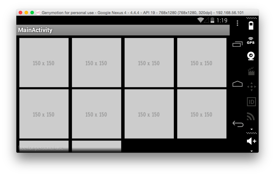 Native Android Image Grid