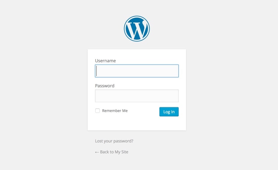 Bluehost WordPress Login