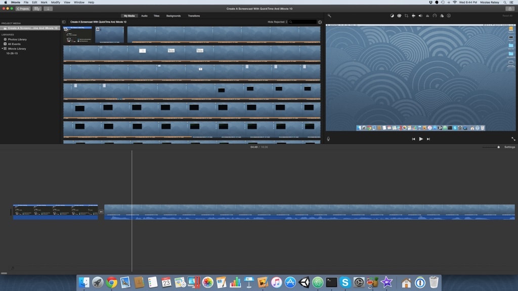 Active iMovie 10 Project