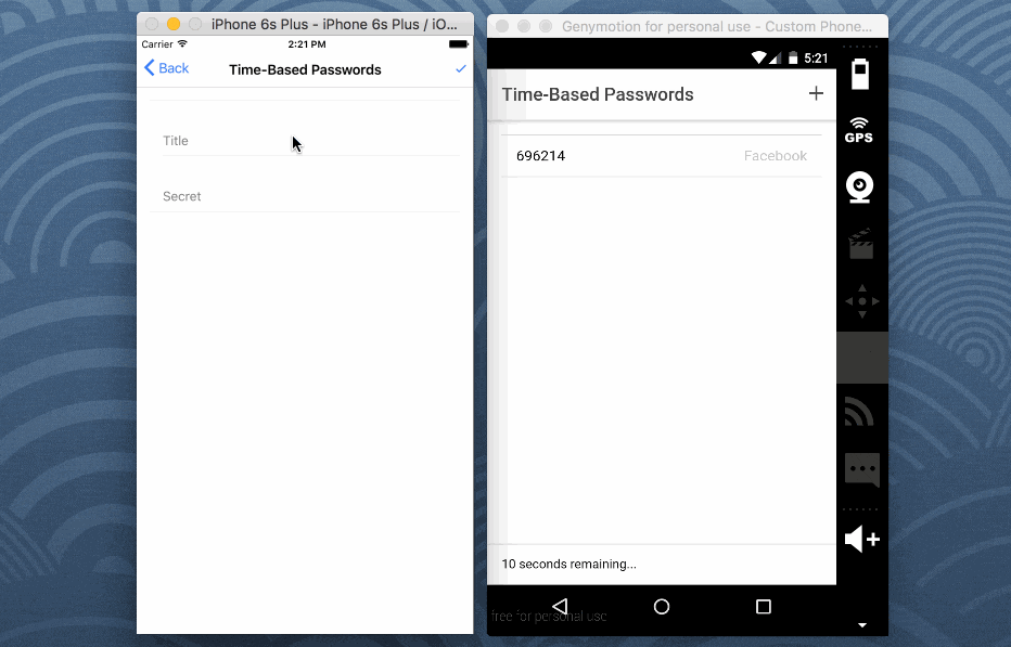 Time-Based One-Time Passwords with Ionic 2