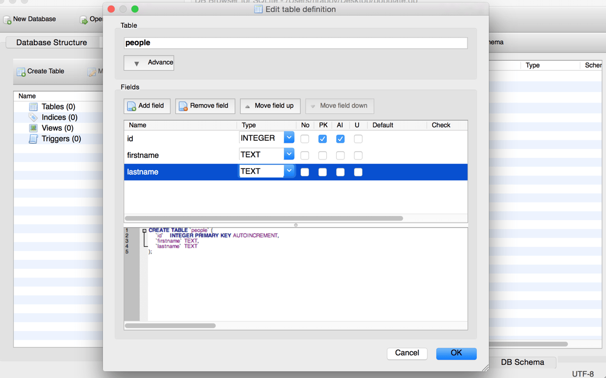 DB Browser for SQLite