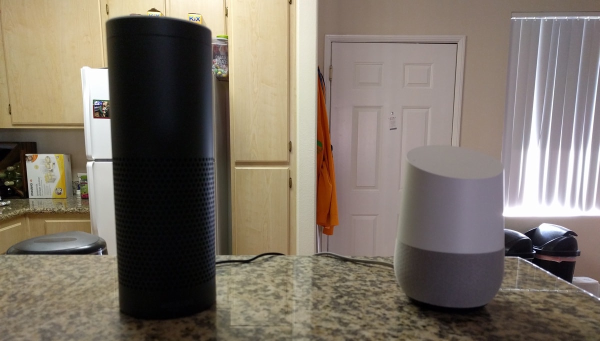 Amazon Echo and Google Home