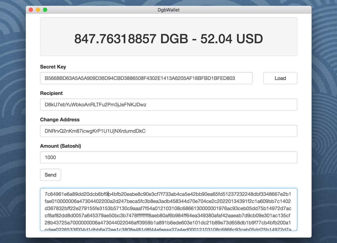 Electron with Angular DigiByte Wallet