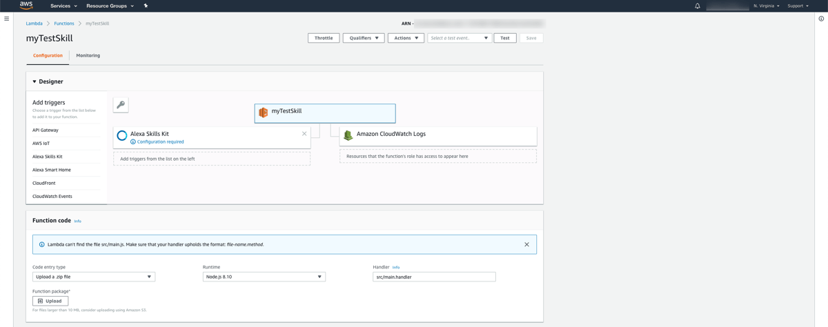 AWS Lambda with Node.js