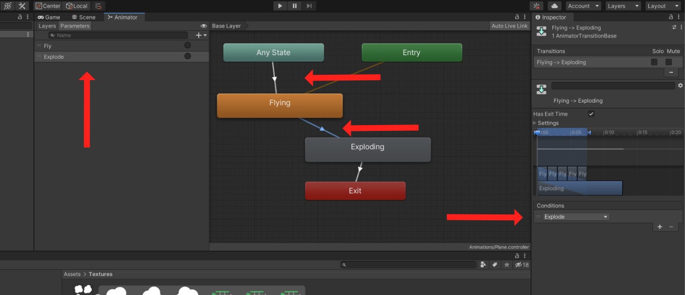 Unity Animator Transitions